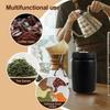 Stainless Steel Coffee Beans Vacuum Sealed Jug Keep Fresh 400 800 1200ml Food Storage Container Large Capacity