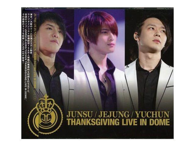 

[CD] THANKSGIVING LIVE IN DOME LIVE Nomal Ed. JYJ JUNSU/JEJUNG/YUCHUN RZCD-46817