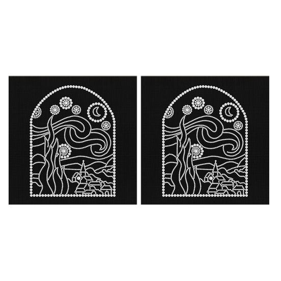 Gör-det-själv pärlmålningskit för vuxna nybörjare 3D pärlkonst pysselkit Plastpärlor Förtryckt duk Verktyg för heminredning Välkomstpresent