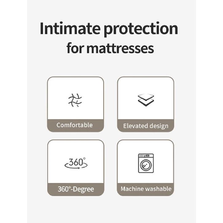 3Pcs Luxury Satin Fitted Sheet Set Soft Comfortable Breathable Solid Color Bedding Mattress Protector Set for Double Full Size