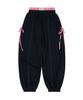 WAIKEI Double Elastic Ribbon Sweatpants Navy