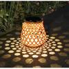 Outdoor Solar Bamboo Weave Lantern