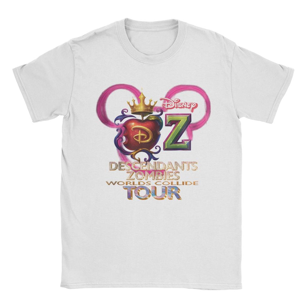 The Rise of Red Descendants Zombies Musikfestival Welttournee T-Shirt 100% Baumwoll-T-Shirts Rundhals T-Shirt Kleidung Geschenkidee