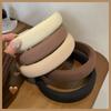 Fashion Wild Solid Color Sponge Headband for Women Girl Wash Face Wide Edge Simple Hair Band Headband Hair Accessories Hair Hoop