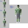 Le Masque Musclé Hulk des Avengers Costume Idéal Pour Cosplay Adulte Et Événements Fantastiques