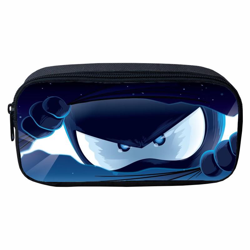 Astuccio per matite del cartone animato Ninja Kidz: Divertente Scatola Portaoggetti per Bambini