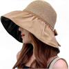 Wide Brim Women's UV Protection Summer Sun Hat, Packable Outdoor Beach Hiking Gardening Hat