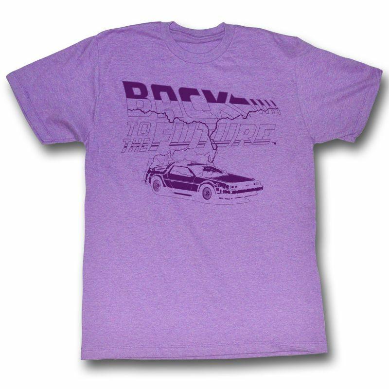 

Back to the Future Purple Adult T-Shirt 3XL