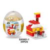 Self-Locking Street View Series/Fire Rescue Team Building Blocks Creative Egg