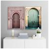 Nordic Morocco Door Vintage Posters World Famous Architecture Art Pictures Printed Living Room Canvas Painting Home Decor