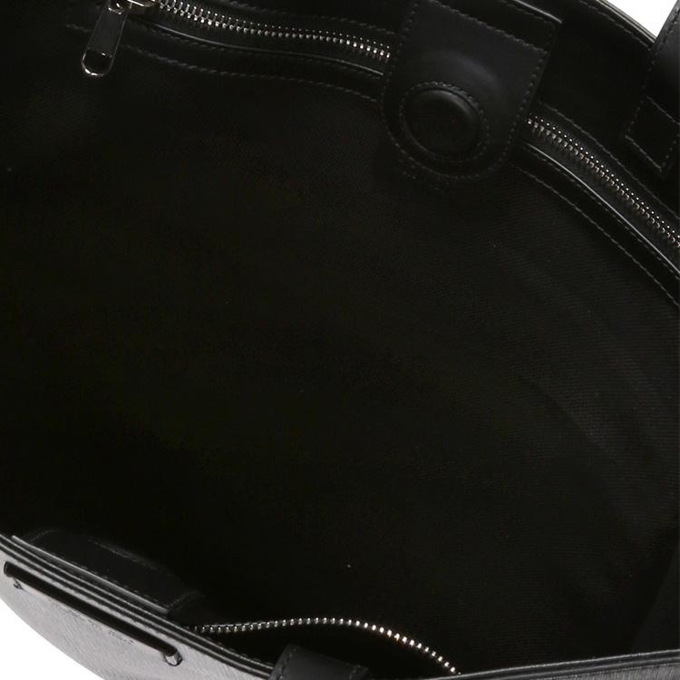 Gucci Large Vertical Logo Stripe Web Shoulder Strap Canvas And Leather Tote Bag Men Tote Black Gray 495559-K5IAN-1095