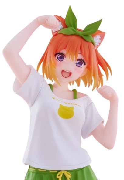 The Quintessential Desktop Cute Figure Yotsuba Nakano Illustration Cat Room Wear 1 type Quintuplets2 - (Original Ver.) -