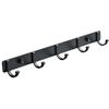 Adhesive Space Aluminum Hook for Bathroom & Kitchen - Punch-Free Coat & Clothes Hanger 