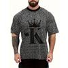 T-shirt Casual New Men's Korean Version 2025 Trendy Brand Sexy Loose Short Sleeved Summer Top