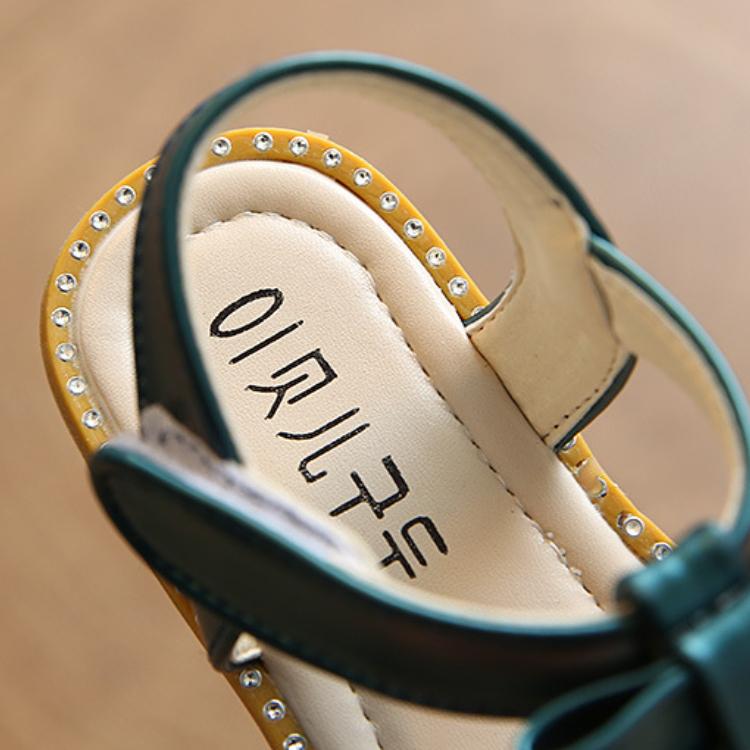 Dívčí sandály letní princezna boty Pearl Studentské sandály Baby Beach Shoes