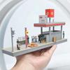 Simulated Metro Station Model Figure Display Architecture Scene Model Kids Toy