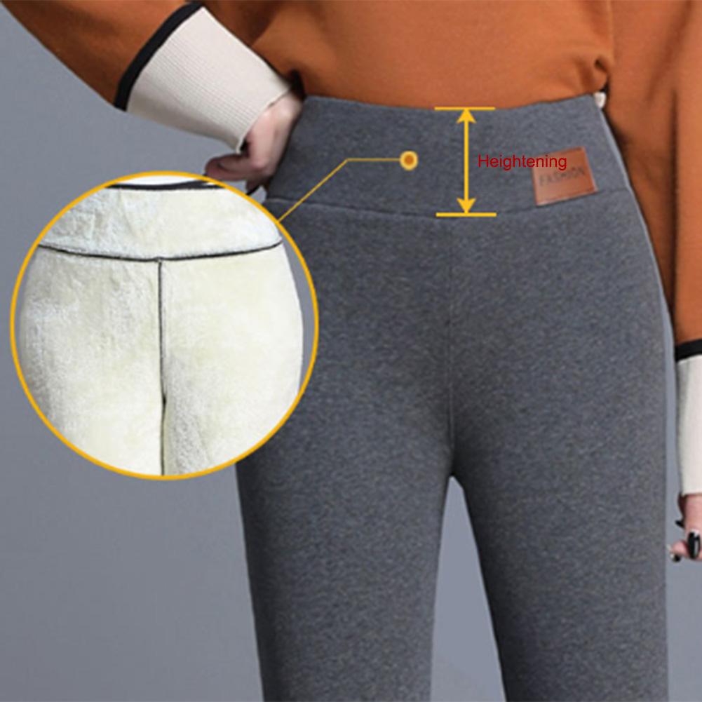 Winter Frauen Legging Samt Warm Halten Hight Taille Legging Casual Fleece Gefüttert Stretchy Komfortable Plus Größe Weibliche Thermische Hose