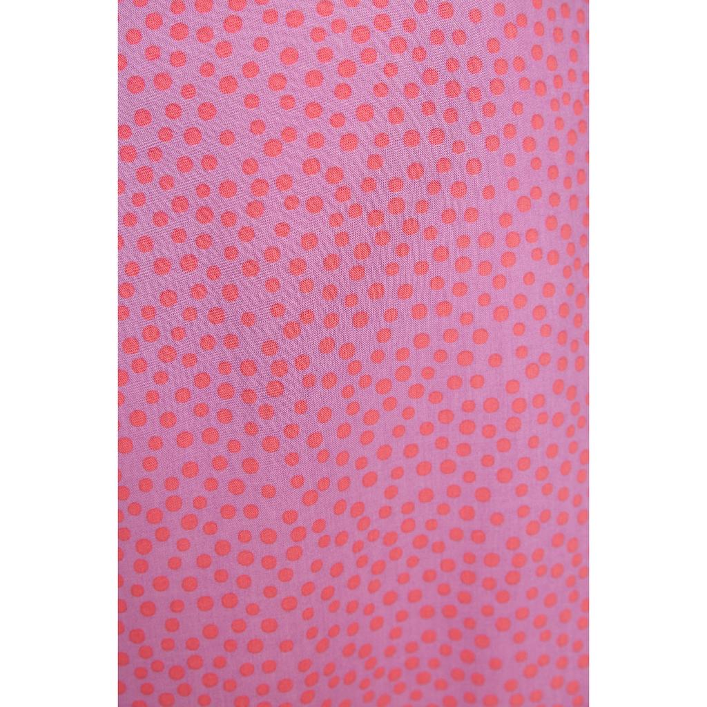 Black Polka Dot Patterned Bell Woven Skirt Tctss22ee0006
