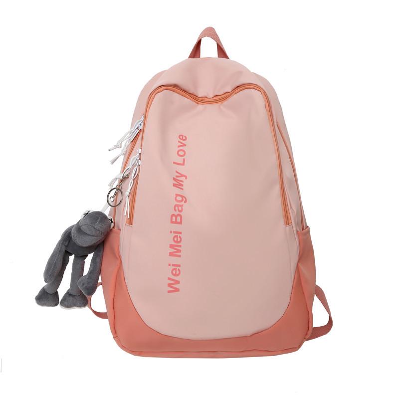 

Korean Style Large-Capacity Backpack for Students - Trendy, Versatile Laptop Bag for High School and College Single Bag