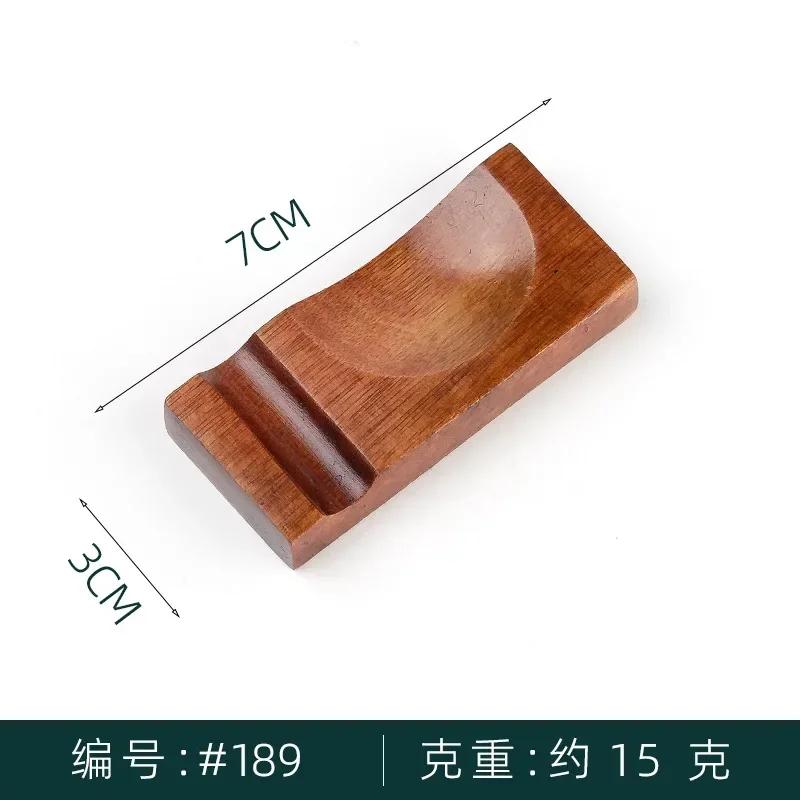 Wooden Chopsticks Rest Fish Leaf Shaped Spoon Fork Rack Japanese Sushi Chopsticks Holder Chinese Food Tableware Kitchen Supplies