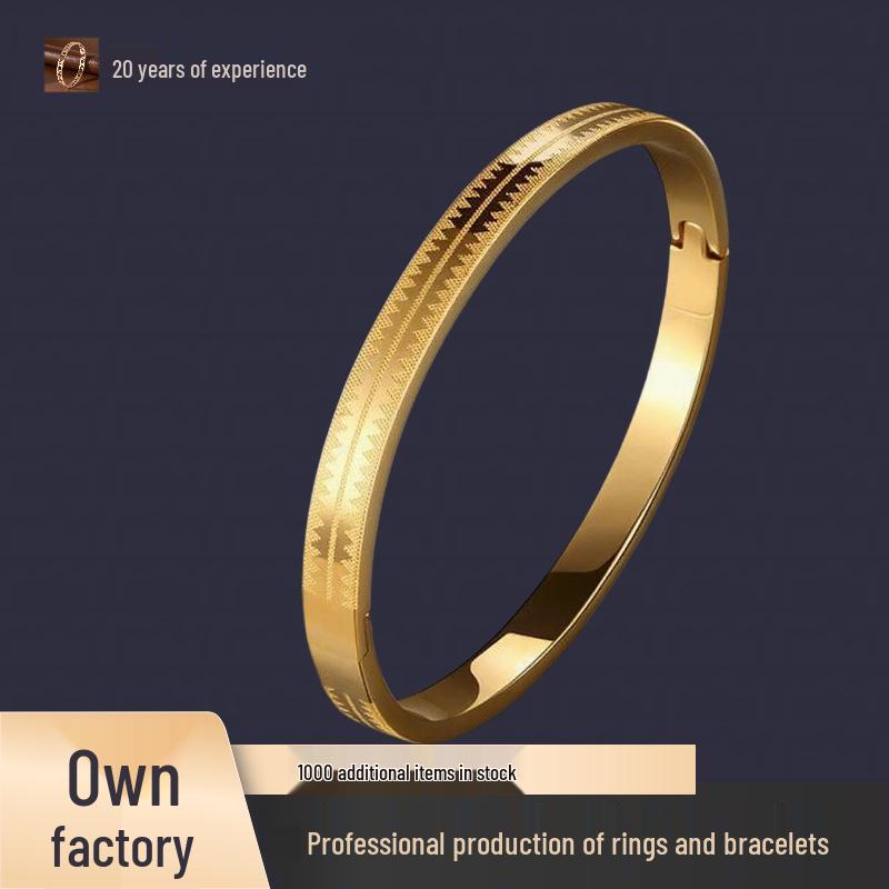 Unisex Titanium Steel Bracelet: Non-fading, Personalized Fashion Accessory
