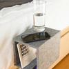 Bedside Table - Kikkerland - Grey - 1 Compartment - Self-assembly - Bedroom Furniture