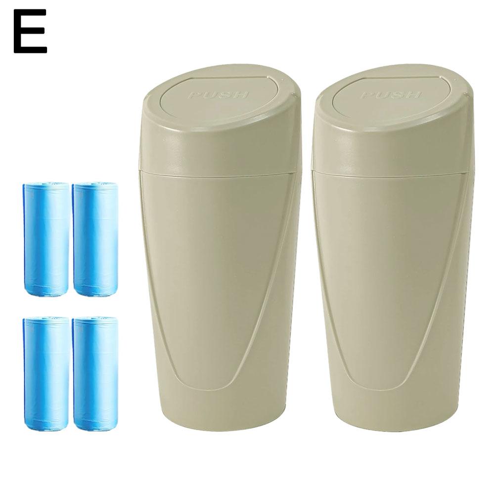 Poubelle d'intérieur de voiture étanche, petite taille, portable, porte-cendres, organise les accessoires de voiture