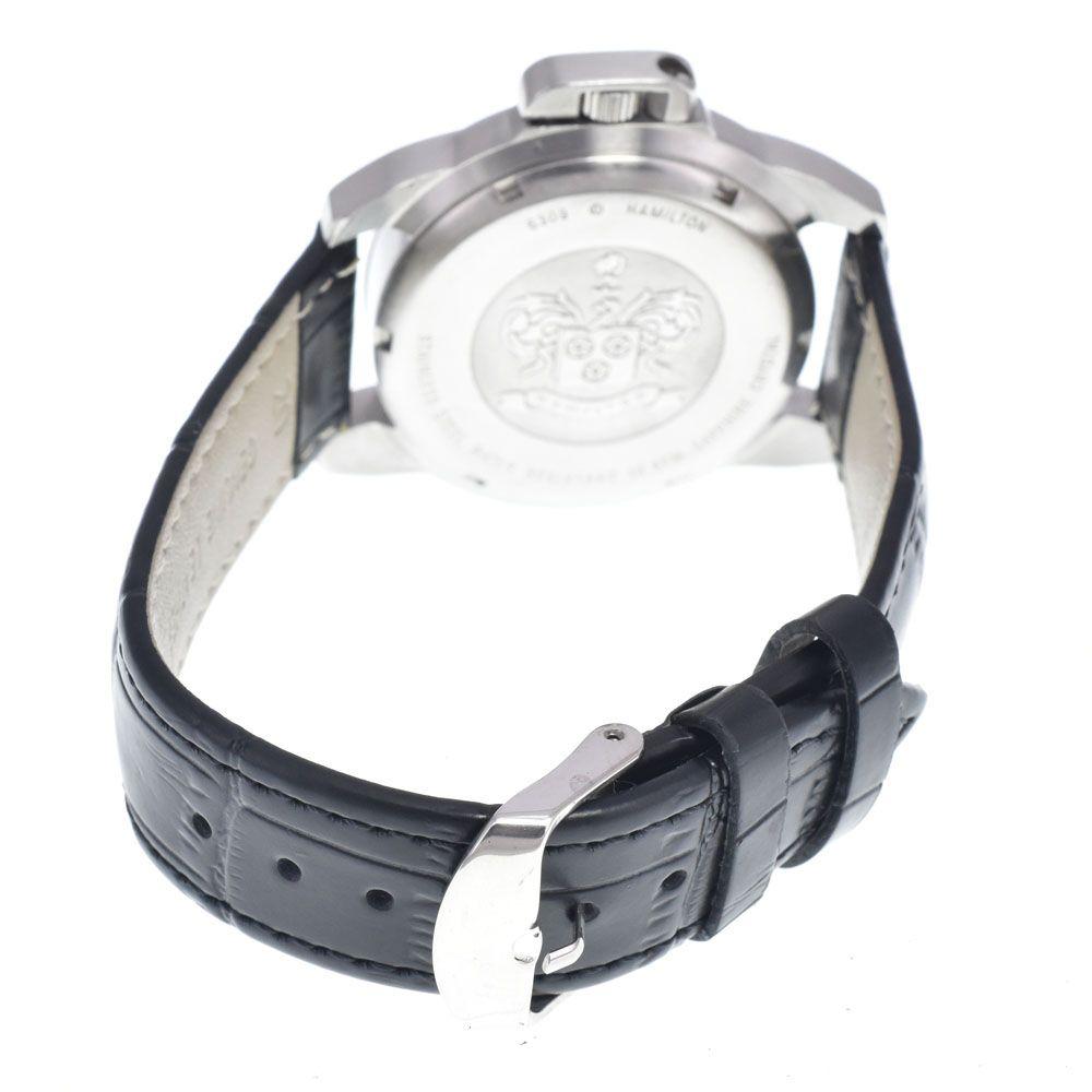 Used Hamilton HAMILTON 6309 Khaki Date Black Quartz Men's Watch Q#149072