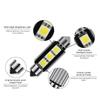 10 Pcs 31/36/39/41MM Car Dome Light 12V White Light Reading Lighting Bulbs 300LM Car Interior Lights Vehicle Lighting