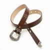 Pin Buckle Women Belt Punk PU Leather Waistbands Fashion Retro Waist Belt  Party