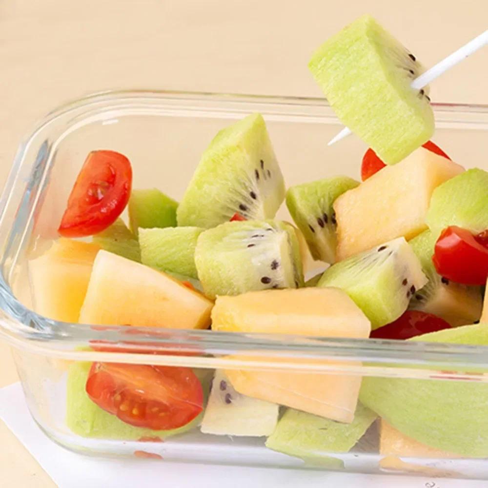 6pcs/set Car Castle Vegetable Cute Mini Toddler Children Fruit Forks Toothpicks Kids Food Picks Cartoon