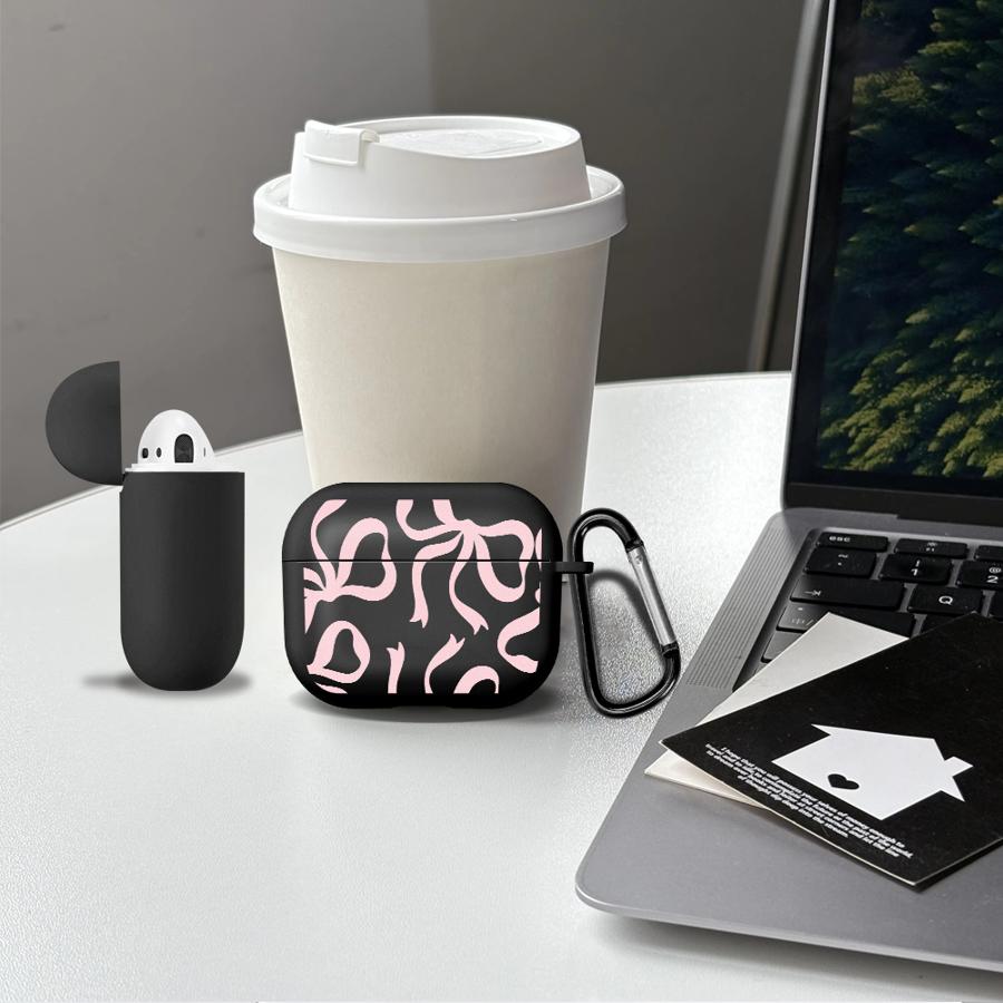 Cartoon Bow Case For Airpods 3 Pro Pro3 4 1 Pro2 2 Earphone Cases Cover