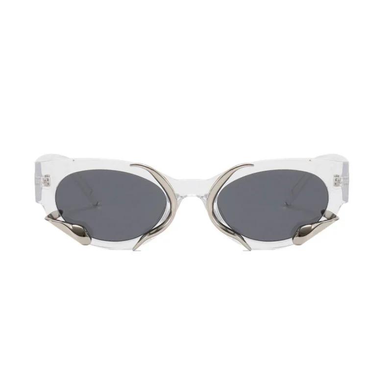 Cat Eye Sunglasses Women Men Vintage Brand Mirror Stylish Sun Glasses Female Male Cute Lens Personality Colors