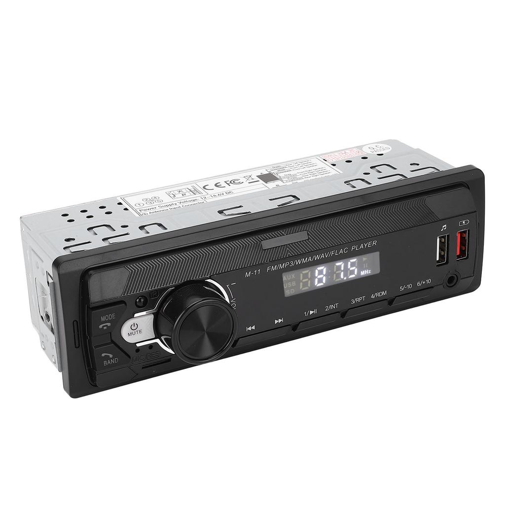 Car Stereo Receiver Kit Single Din Multimedia Digital Audio AM In Dash MP3 Player USB 12V