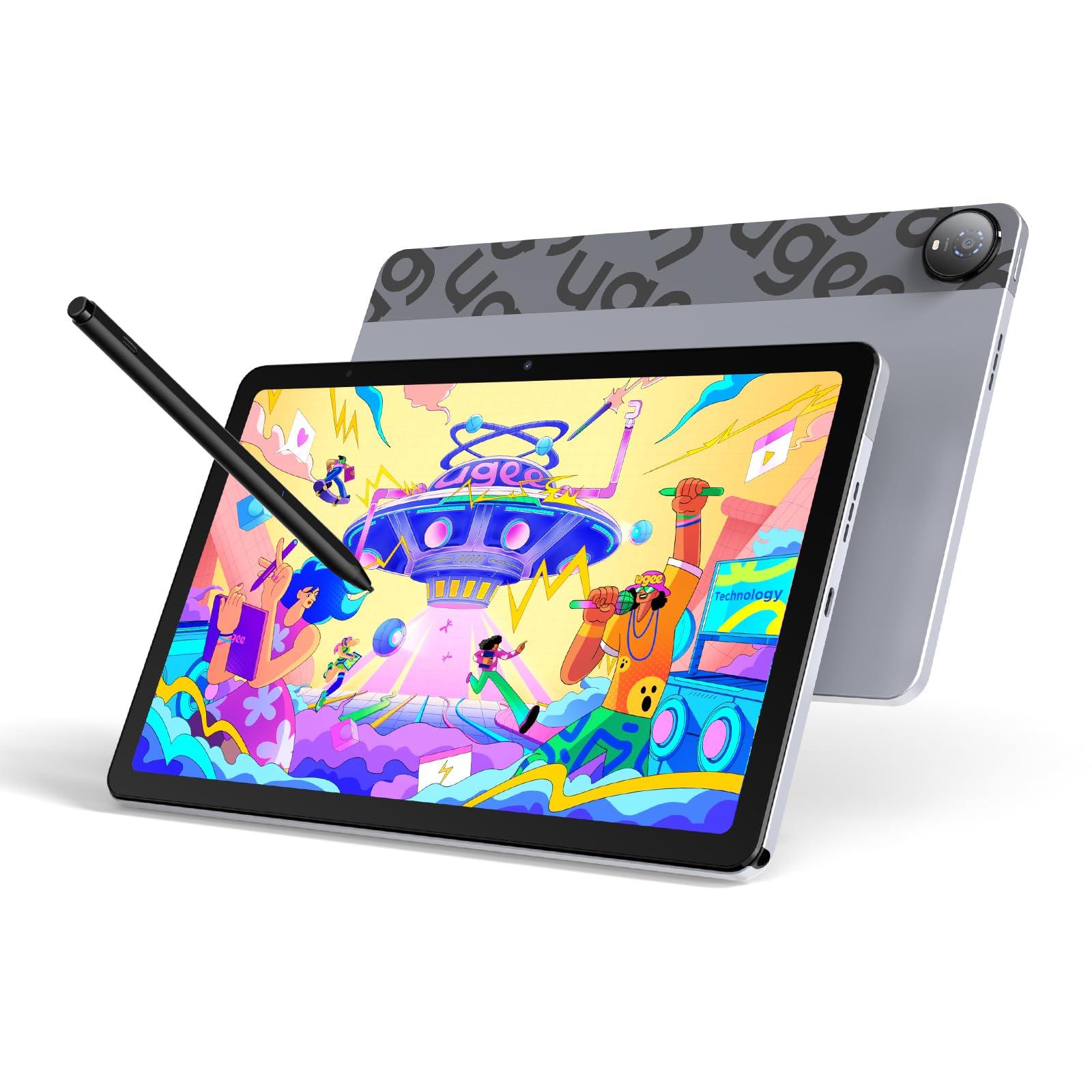 

UGEE UT2 Android 14 First Coming in 2K GMS 7000mAh Dual Wireless Projection Tablet, 10.36-inch, 2024, Display, 6GB+128GB RAM, Certified, Type-C чорний