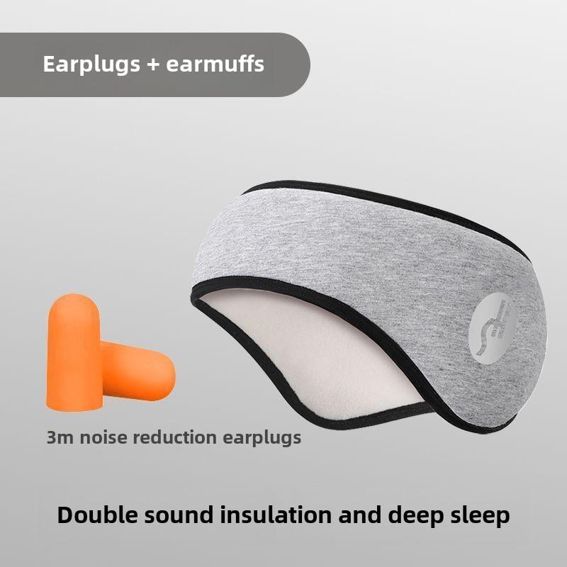 Xiaomi 1 adjustable comfortable sleep mask with noise cancelling earplugs, soft black eye mask suitable for all skin types