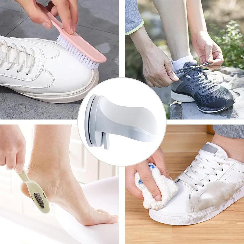 Shower Foot Rest Non-Slip Suction Cup Bathroom Aid Seniors Children Pregnant Toilet Support Foot Pedal Shower Shaving Leg Aid Waterproof Grab