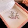 French Pearl Beads Zircon Pearl Stud Earrings - Elegant and Versatile High-End Accessories