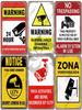 Warning CCTV Tin Signs Metal Plaque Notice  Hour Security Camera Vintage Poster Metal Plate Wall Decor for Mall Shop Bar Home