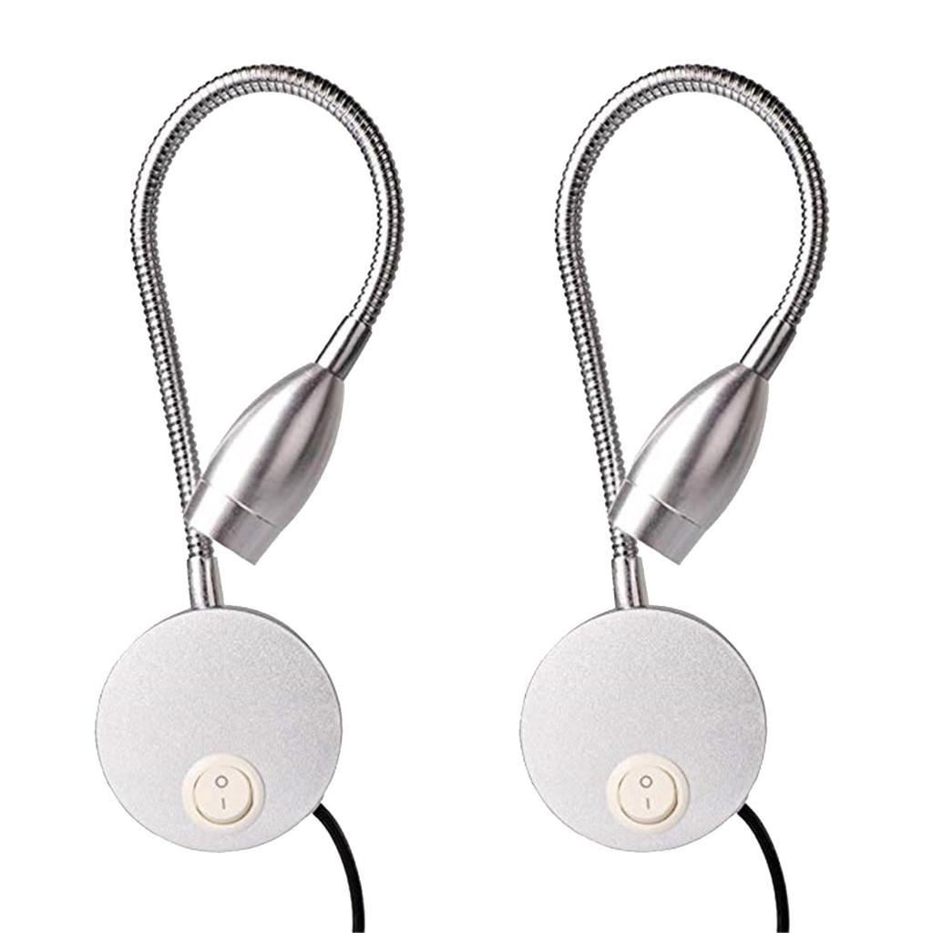 Bedside Reading Light, Minimalist LED Bed Reading Lamp Dimmable Headboard