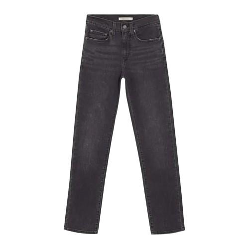 Levis Womens/Ladies 724 Out Of Mind Leather Patch Straight Leg High Rise Jeans