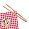 Salat Brot Servierzange Dessert Zucker Eis Clip Holz Lebensmittel Toast Zange Küche Gadgets BBQ Grillen Tong