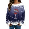 Christmas Sweatshirts For Women Knit Sweater Cute Shirt Fall Crewneck Pullover Tops