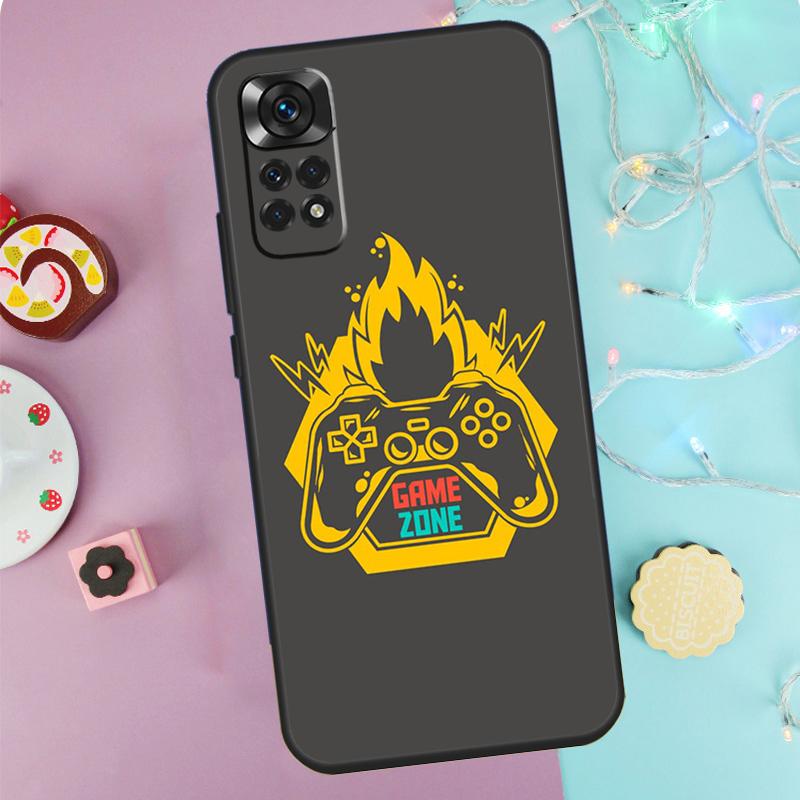 Game Console Gamer Zone Case For Xiaomi Redmi Note 9 10 11 12 13 14 Pro 9S 10S 11S 12S Redmi 14C 10C 12C 13C Cover