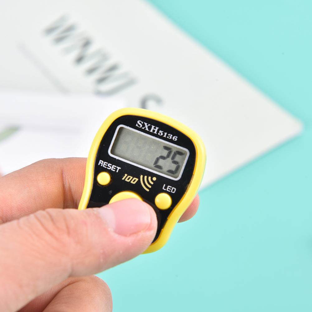 Stitch Marker Row Hand Tally Finger Counter Lcd Electric Digital Display