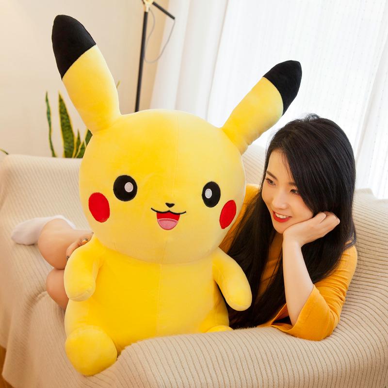 Pikachu Plush Toy & Pillow - Soft Birthday Gift for Kids, Boyfriend, or Girlfriend