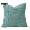 Smooth Zipper Pillow Cover Couch Throw Cover, Decorative Soft Cozy Chenille Case, Rustic Wrinkle-resistant Pillowcase Farmhouse Fall for Living