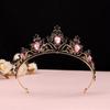 Nuovi accessori per capelli con corona da sposa multicolore, corona di compleanno, accessori in cristallo, copricapo in stile matrimonio