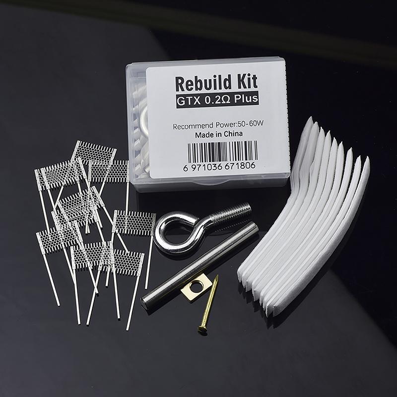 Diy Rebuild Kit Gtx 0.2Ohm Plus Mesh Coil Resistance Wire Replacement Accessories Tools