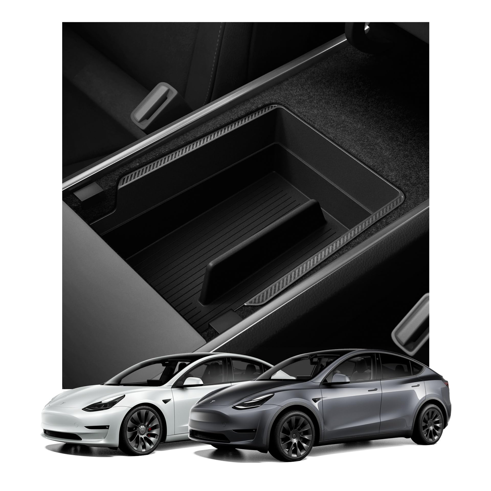 

Spigen Armrest Console Organizer for Tesla Model 3/Y 2023/2022 чёрный